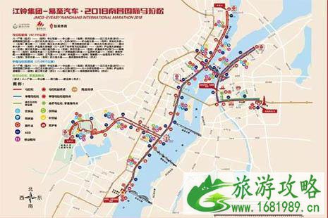 2022南昌国际马拉松线路图