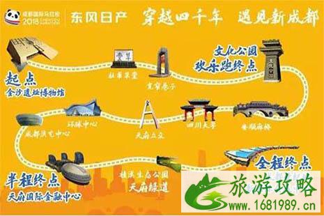 2022成都国际马拉松线路图 赛事拥有怎样的亮点