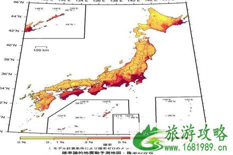 日本地震最少的城市 日本哪些城市地震最少