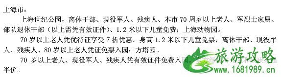 哪些景区对残疾人群有优惠 2022景区退役军人+老人+学生优惠政策