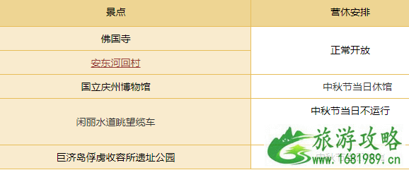 韩国景区中秋节会关闭吗 2022中秋节韩国各地主要旅游景点营业时间