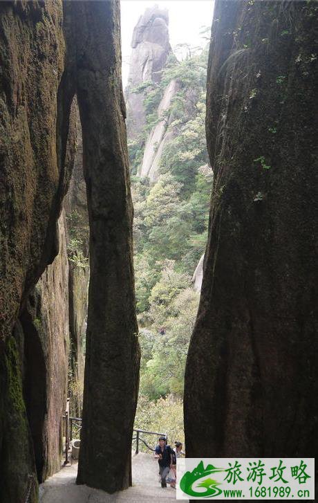 三清山旅游线路图 三清山旅游地图