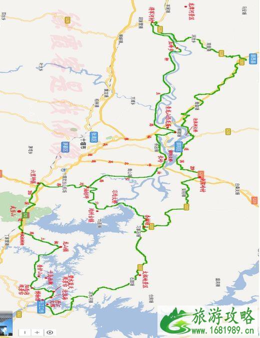 丹江口水库最美公路 线路详解（附地图）