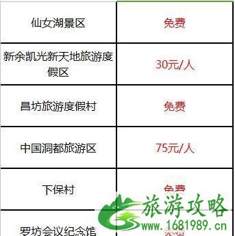 2022江西景区门票优惠政策