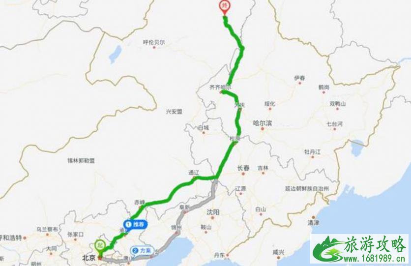 北京去大兴安岭自驾游线路和攻略