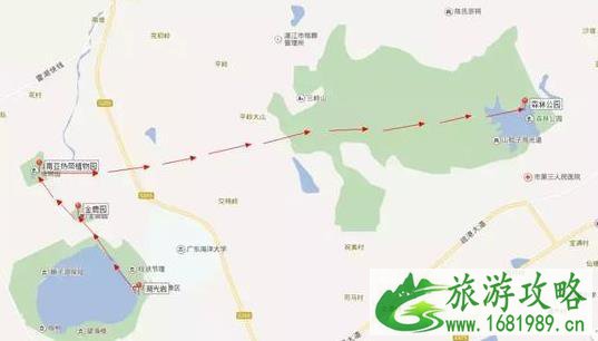 湛江游玩线路图